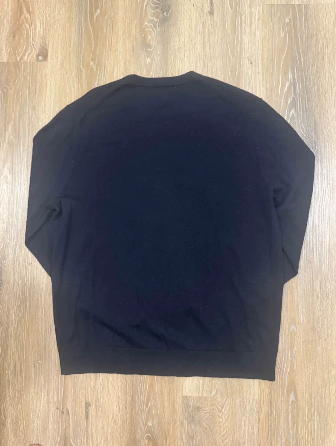 Banana Republic Merino Wool Mens Black Sweater Size XL image indicator(3)