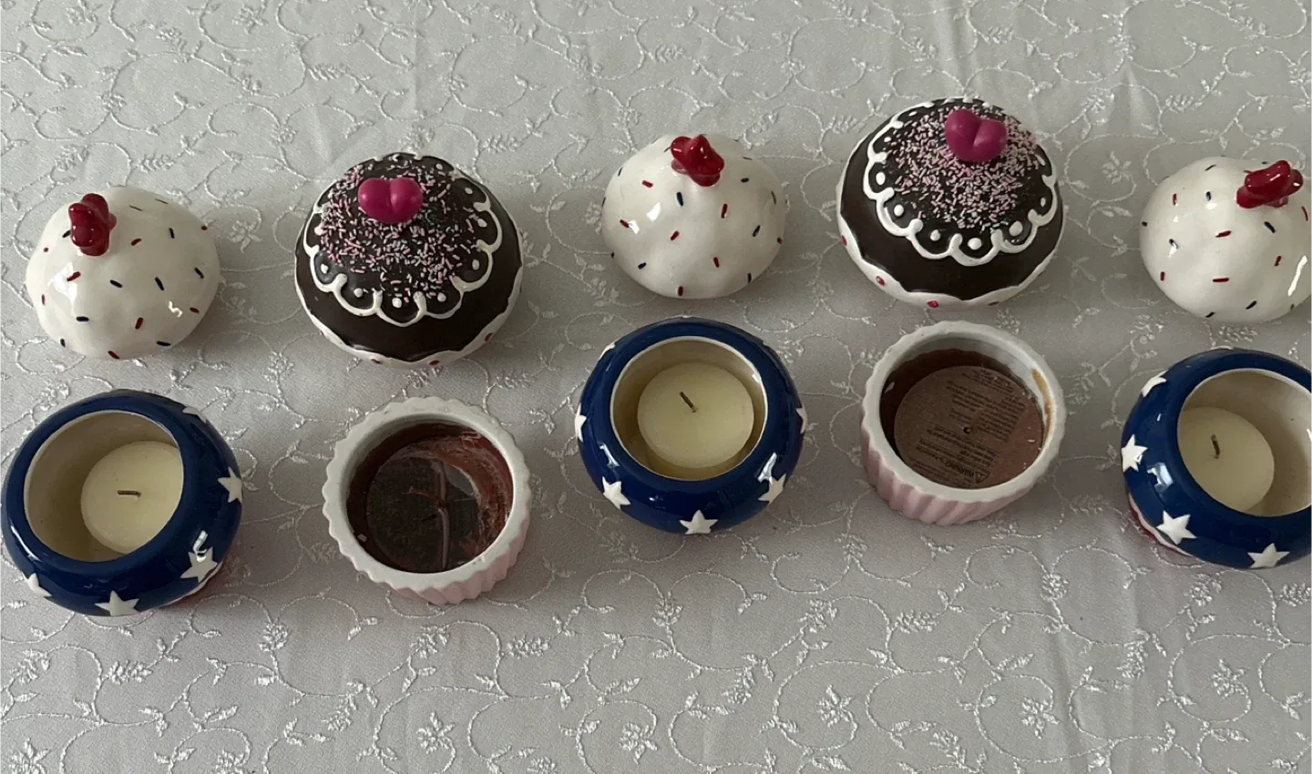 Cupcake & Patriotic Candle Holders image indicator(2)