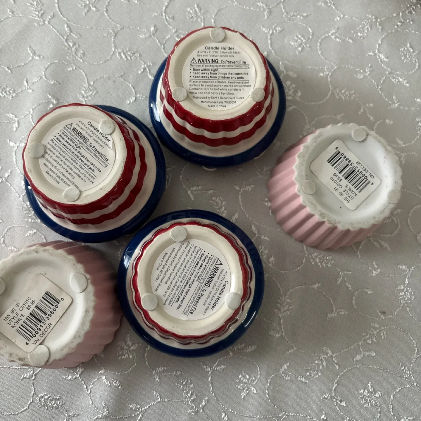 Cupcake & Patriotic Candle Holders image indicator(6)