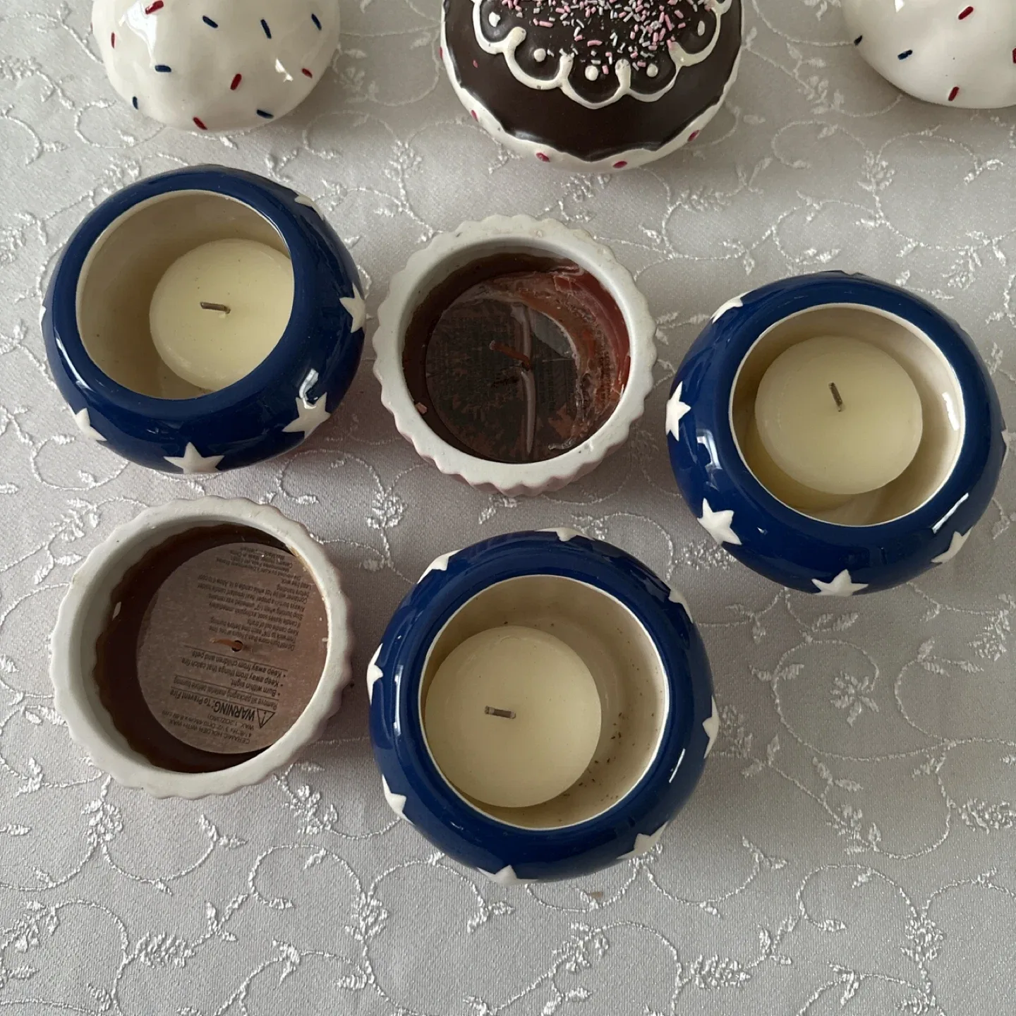 Cupcake & Patriotic Candle Holders image indicator(3)