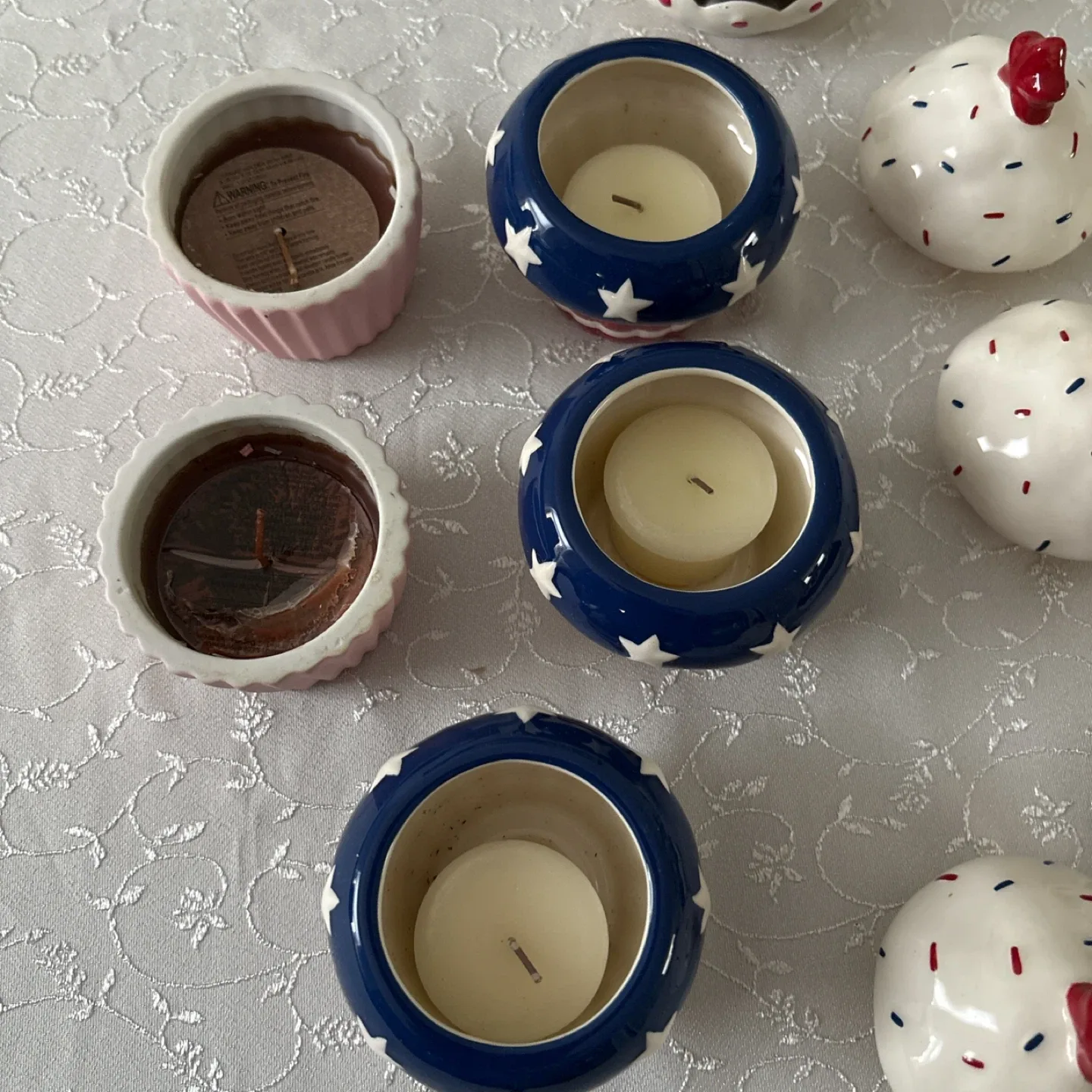 Cupcake & Patriotic Candle Holders image indicator(7)