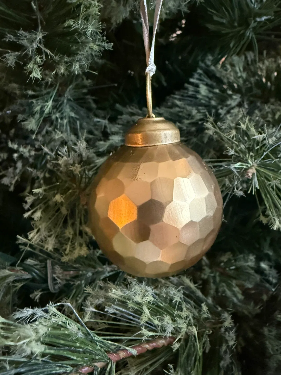 Crate & Barrel Gold Geometric Ornaments image indicator(2)