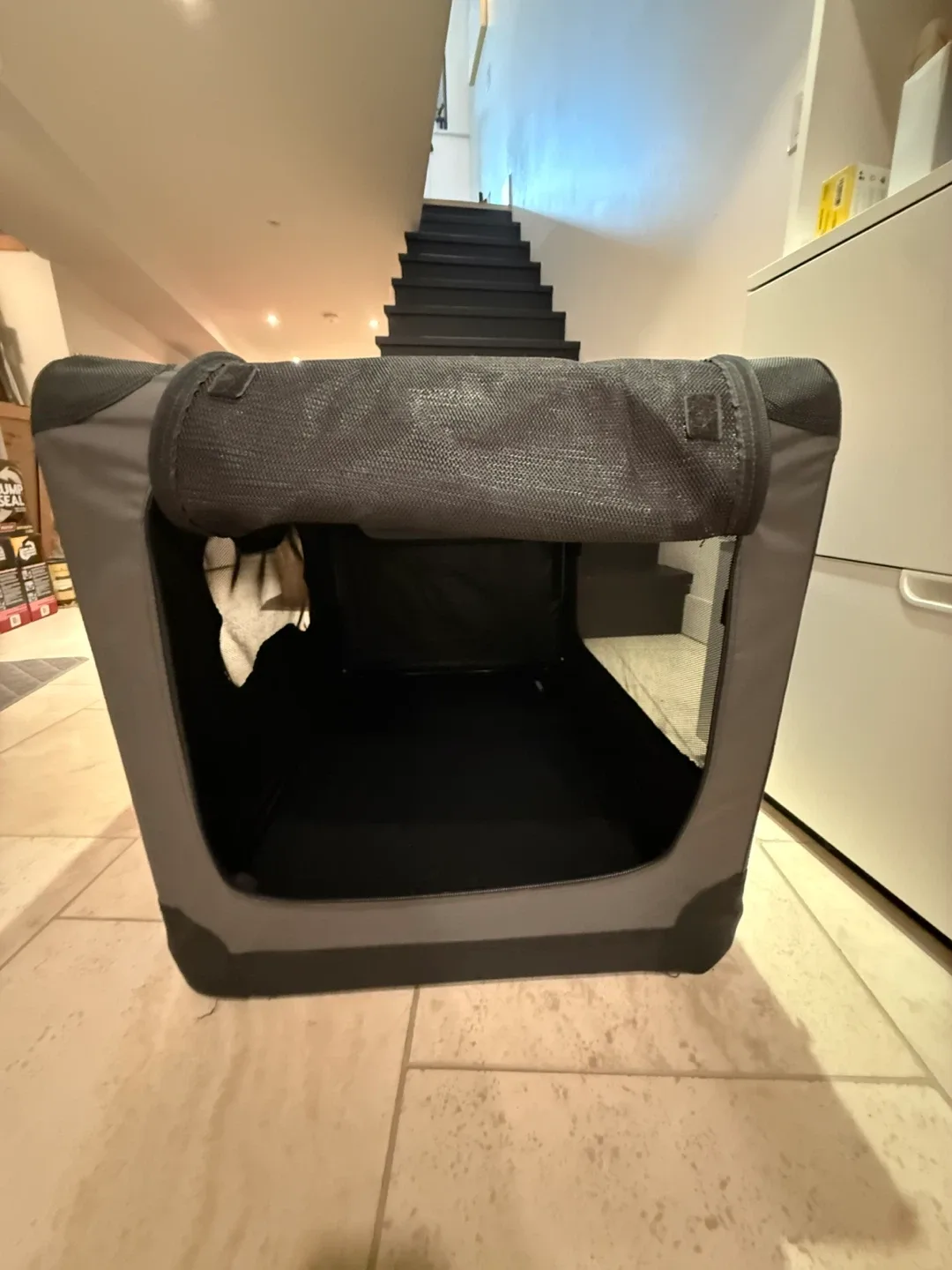 TOP-PAW 36" Canvas Crate for Dogs image indicator(4)