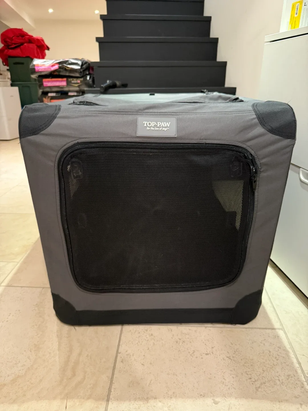 TOP-PAW 36" Canvas Crate for Dogs image indicator(8)