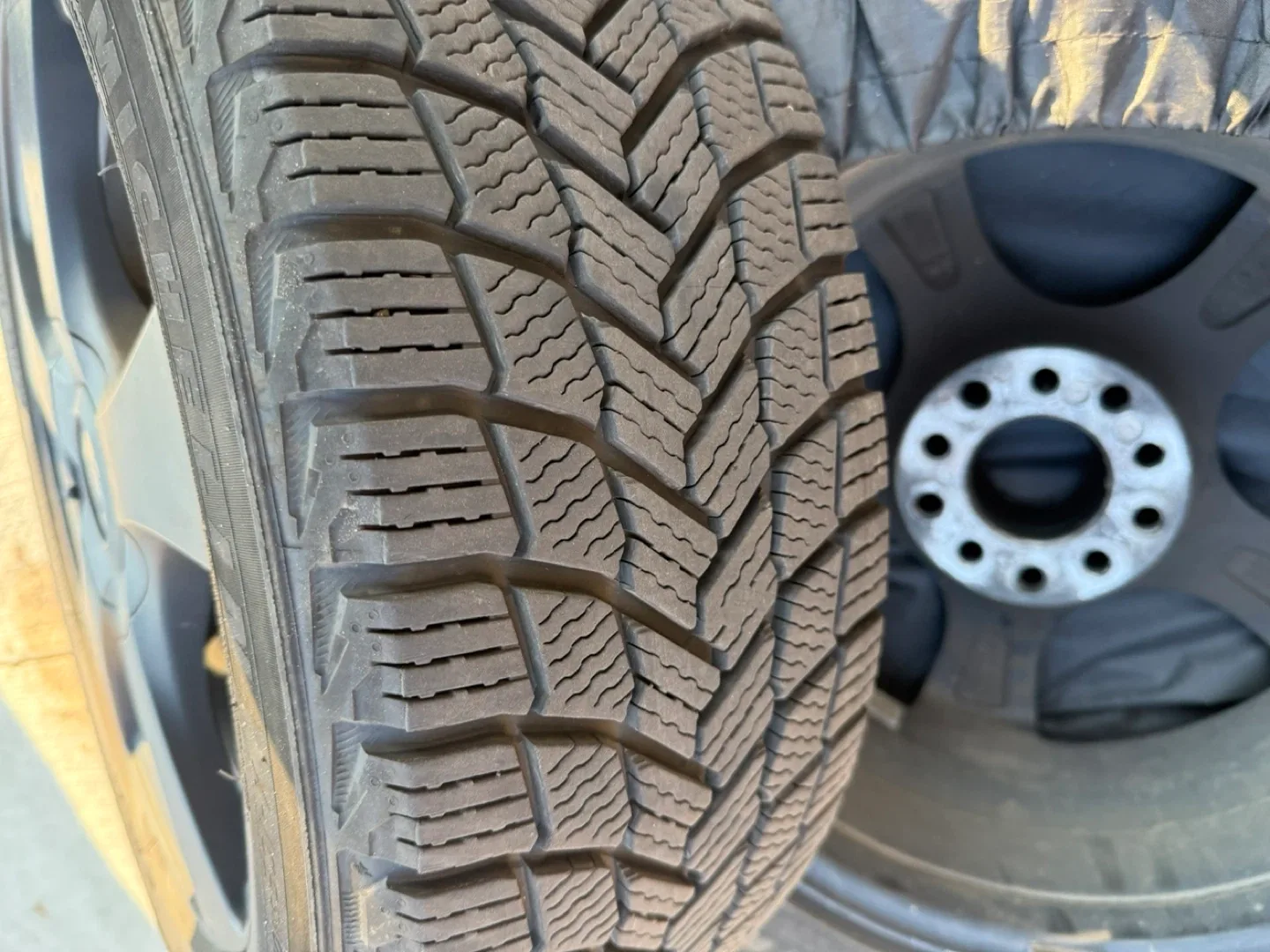 Michelin 205/55R16 Winter Tires on Rims