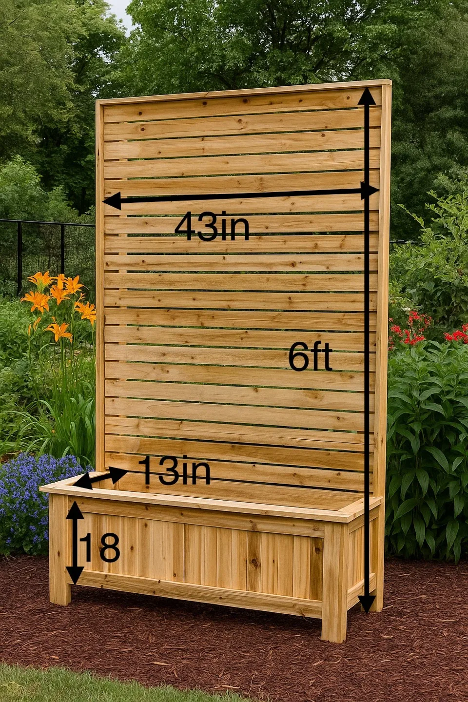 Plant Box with Privacy Panel image indicator(3)