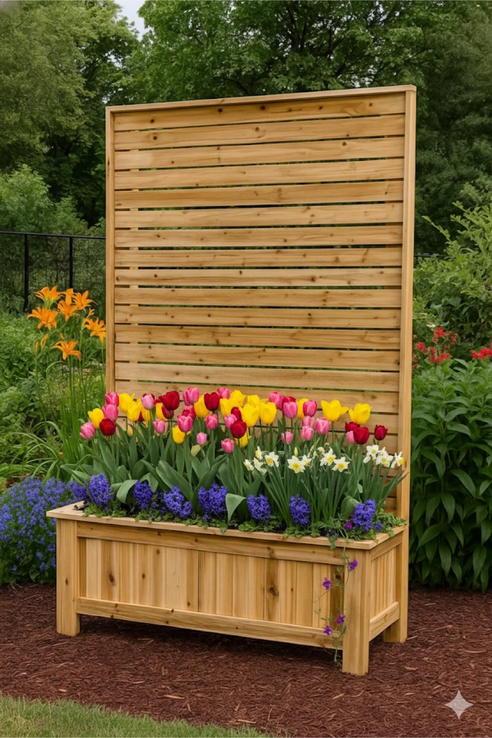 Plant Box with Privacy Panel - photo 2