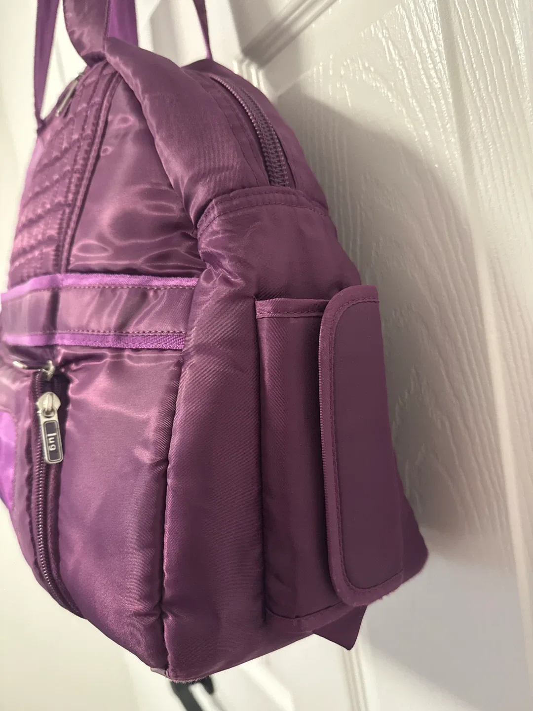 Lug Purple Quilted Fitness Tote Bag image indicator(4)
