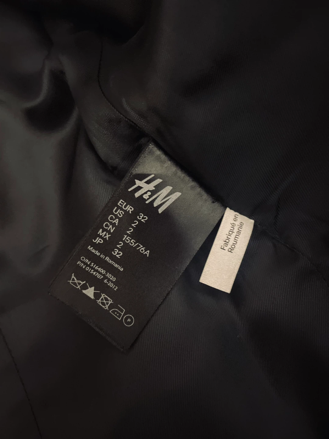H&M x Maison Margiela Black Blazer - Size US 2 - photo 2