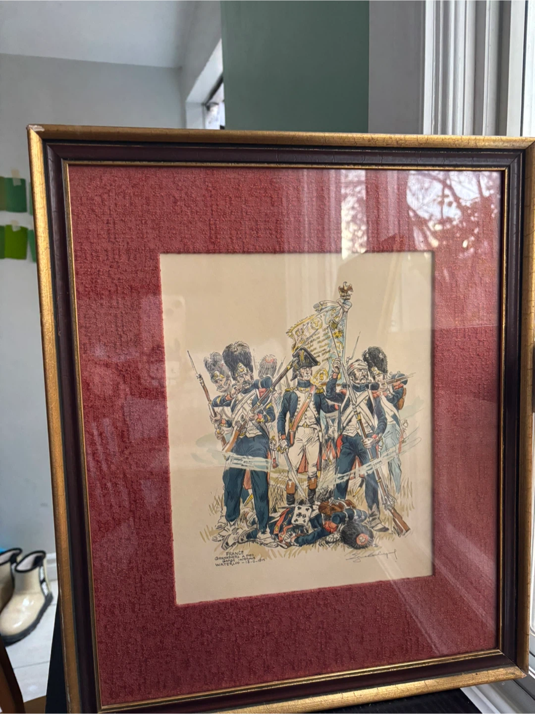 Framed Military Art Prints - Set of 3 - photo 4