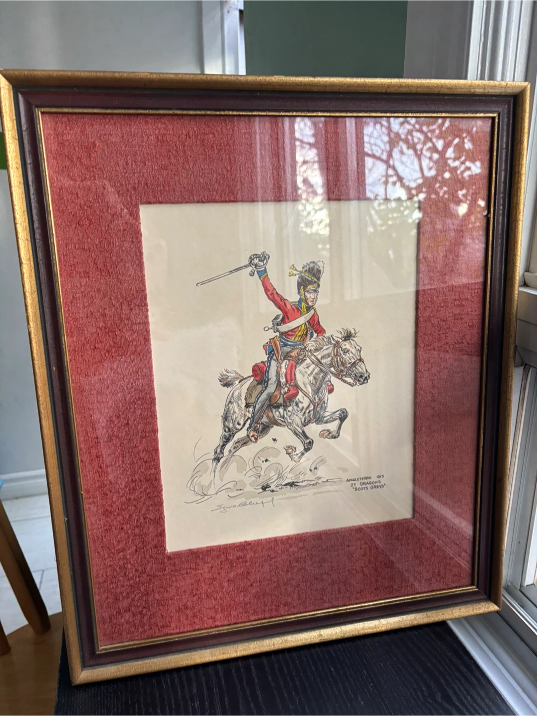 Framed Military Art Prints - Set of 3 - photo 2