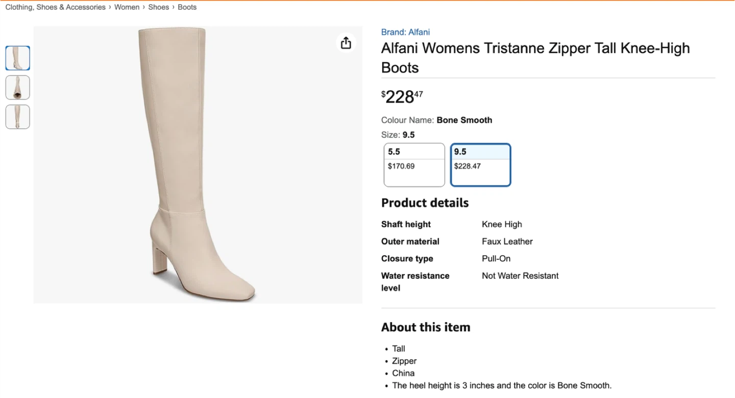 Brand New Women’s Knee High Boots - Size 9.5 Wide Calf - photo 2