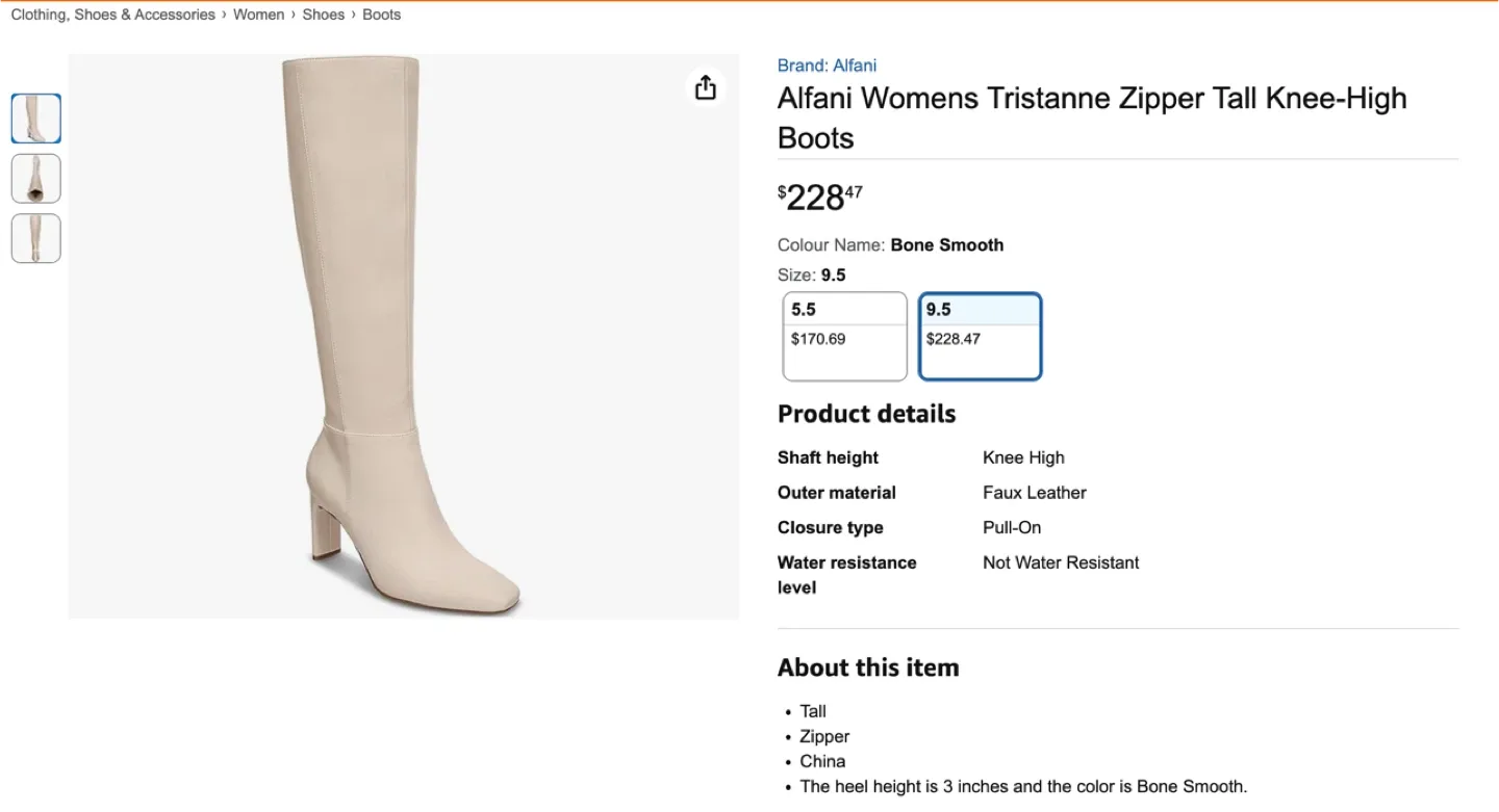 Brand New Women’s Knee High Boots - Size 9.5 image indicator(2)