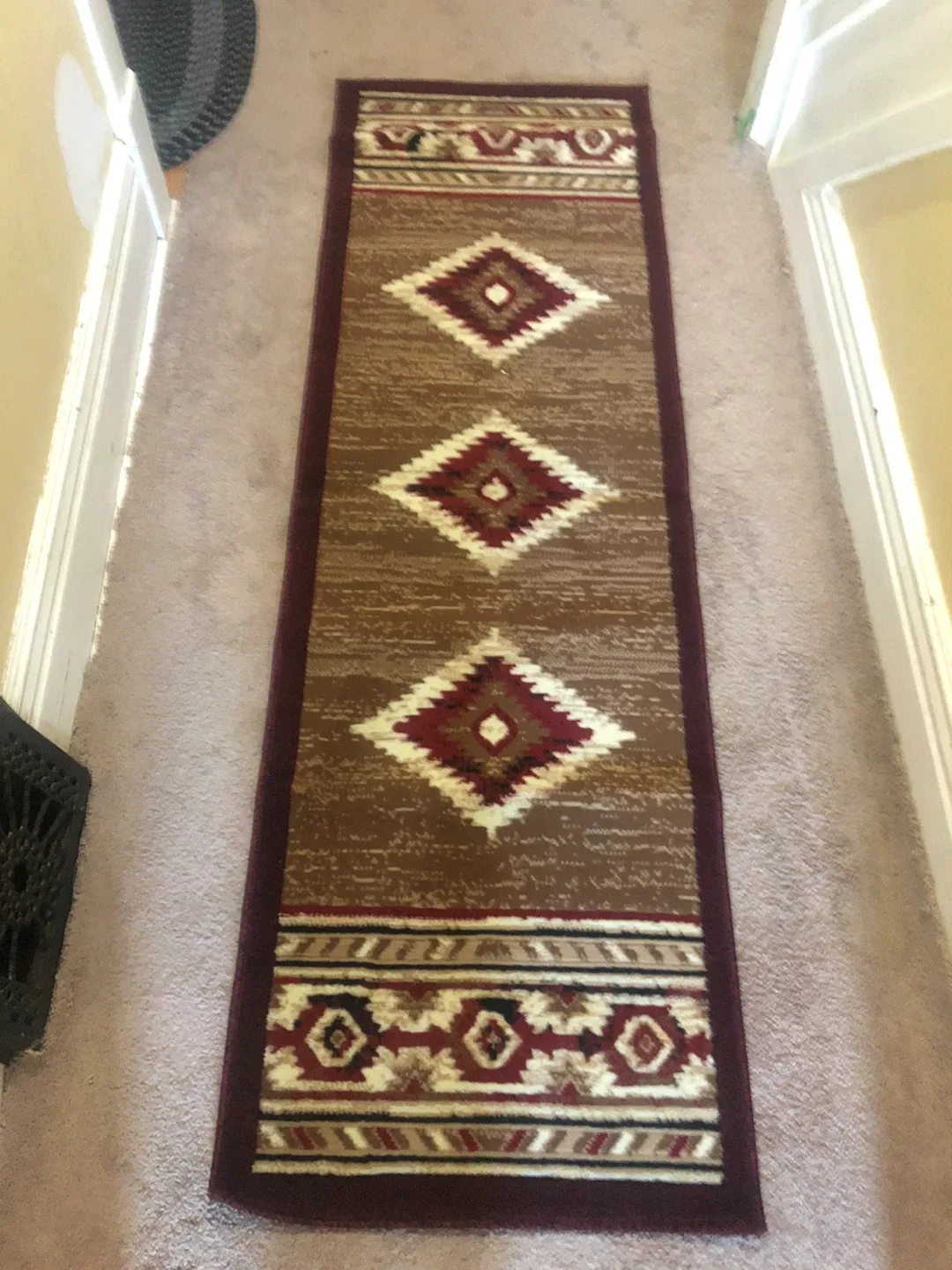 RIMA Runner Rug - 2'1" x 7'2" - Brown