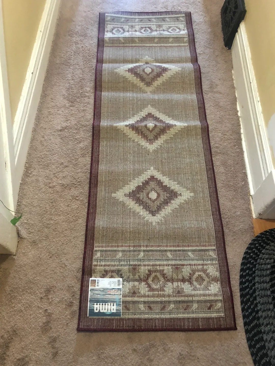 RIMA Runner Rug - 2'1" x 7'2" - Brown image indicator(4)