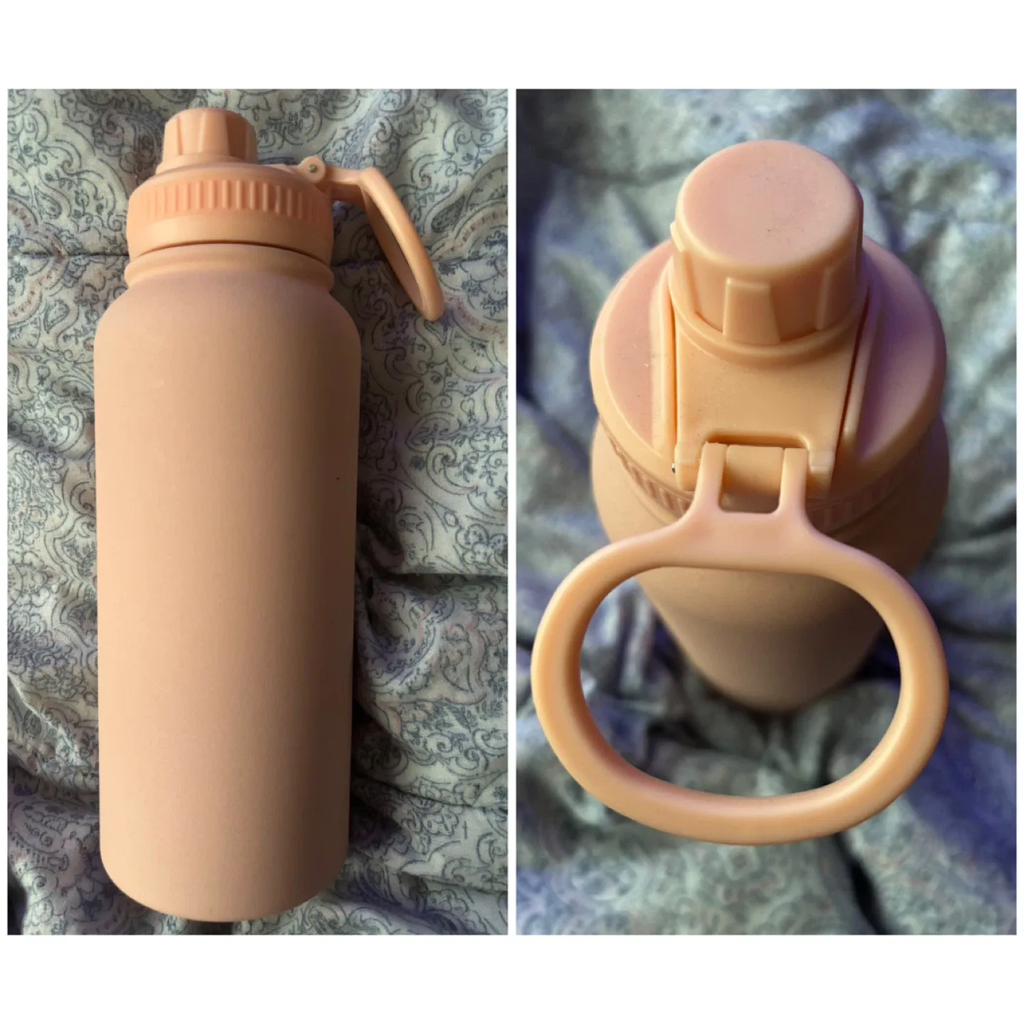 (President’s Choice) Stainless Steel Water Bottle - Peach