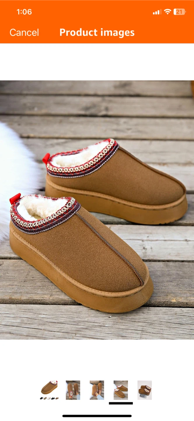 Brown Mules Size 6