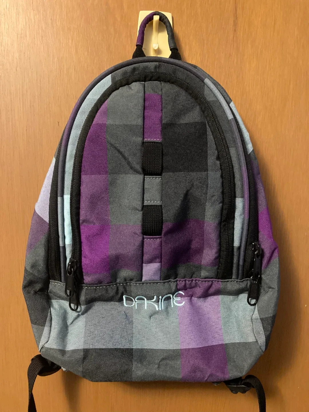 Dakine Small Backpack - Purple & Grey Plaid