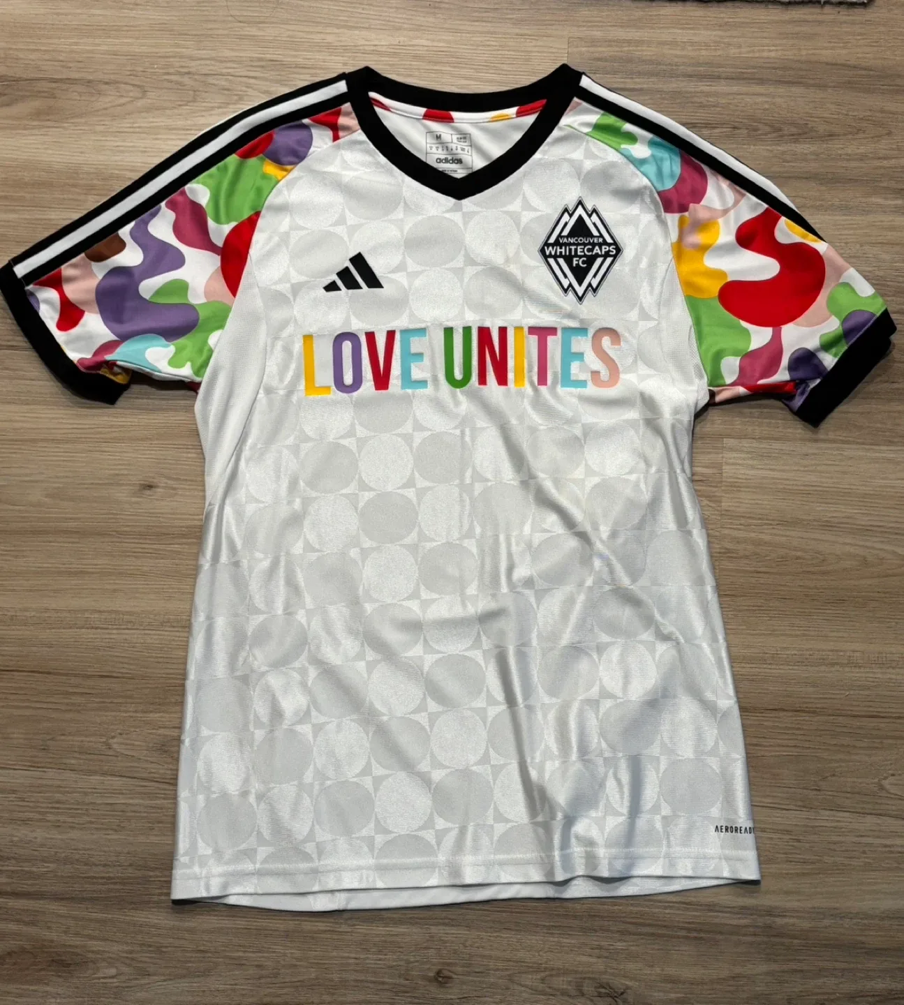 Adidas Vancouver Whitecaps Love Unites Jersey - Size M