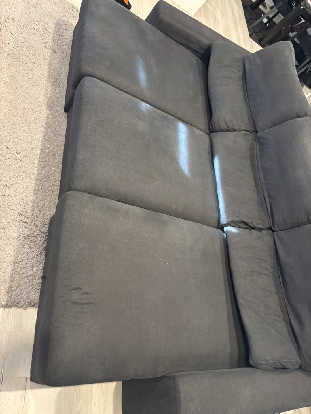 Grey Sectional Sofa with Storage image indicator(10)
