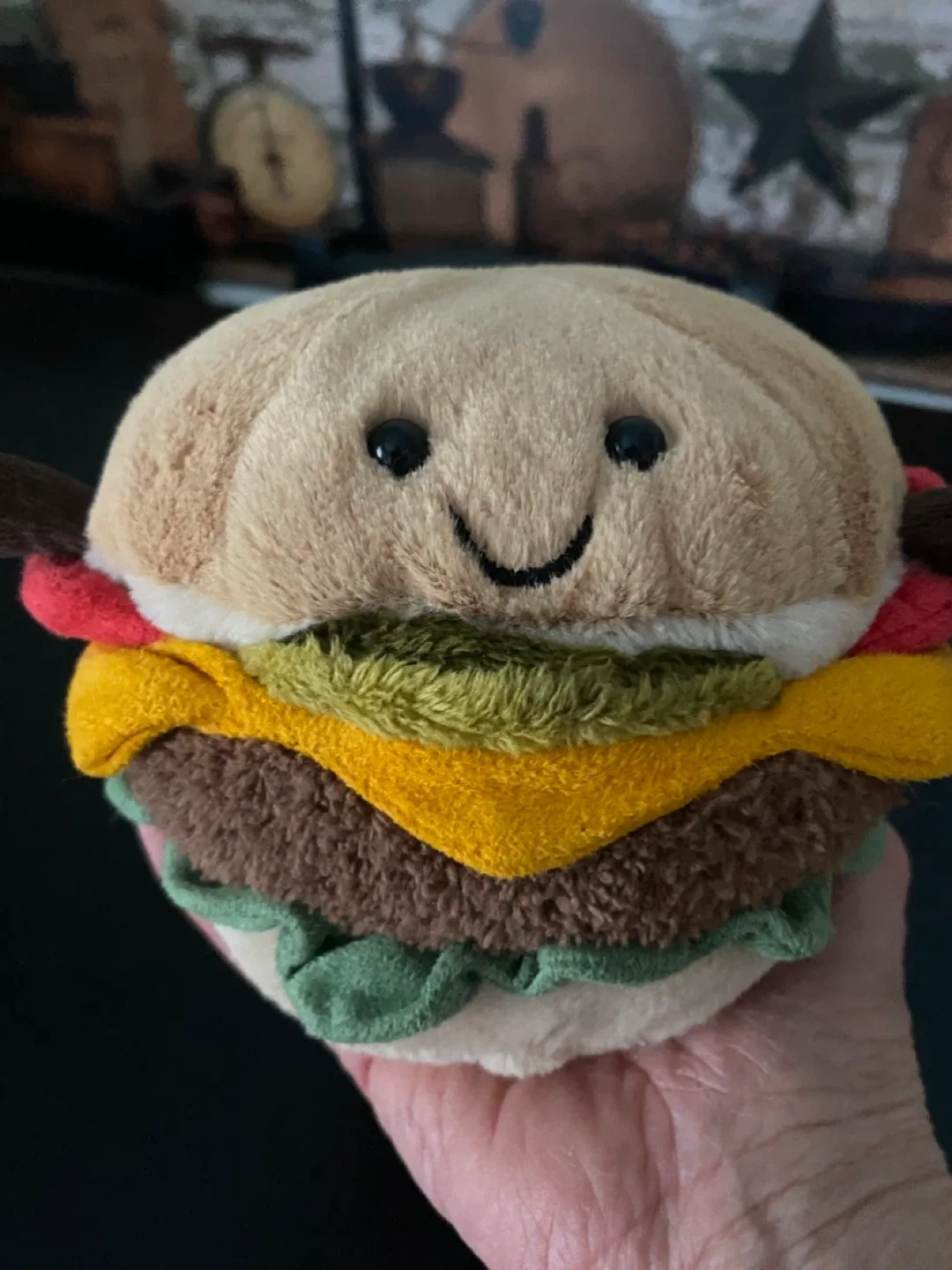 NEW! Jellycat Amuseables Burger Plush Toy with Tags! image indicator(7)