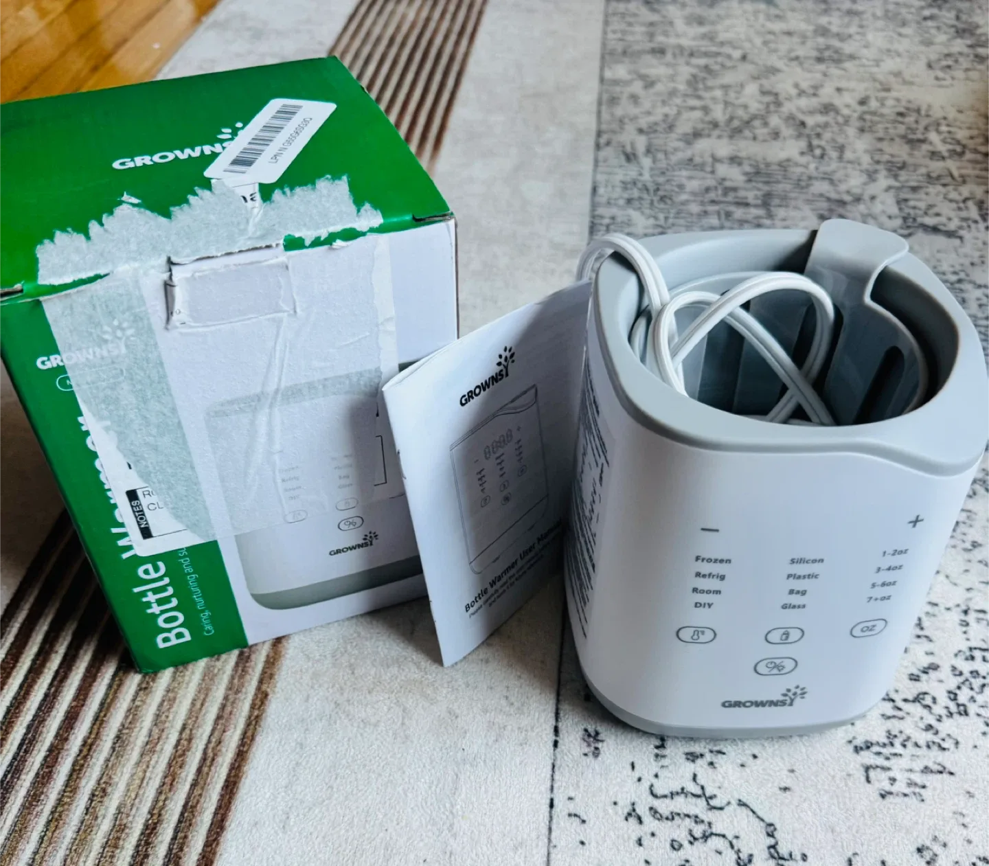 Grownsy Bottle Warmer with Box