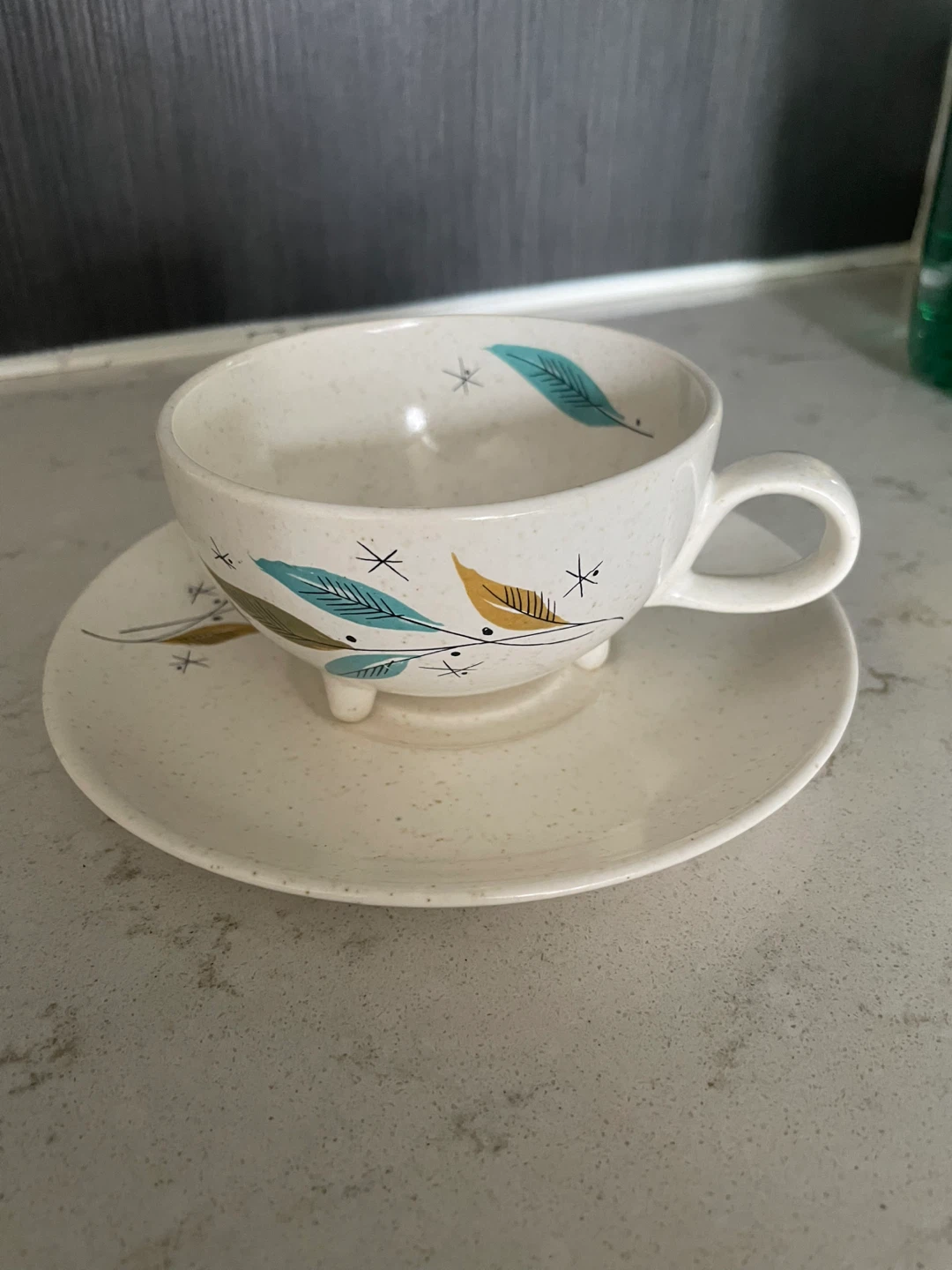 Vintage Salem Ovenproof Cup and Saucer - photo 2