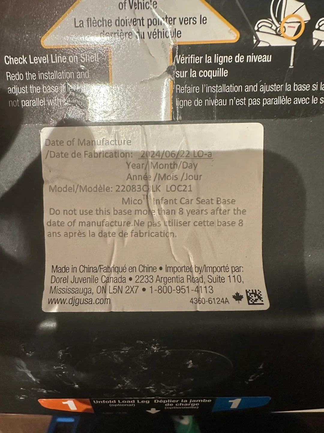 Maxi-Cosi Mico Infant Car Seat Base image indicator(3)