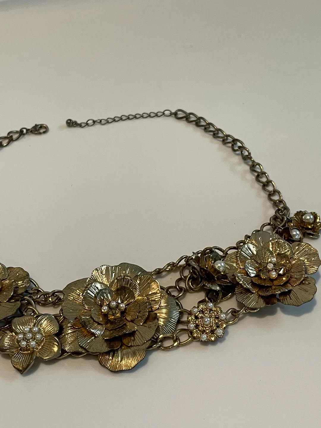 Floral Statement Necklace image indicator(4)