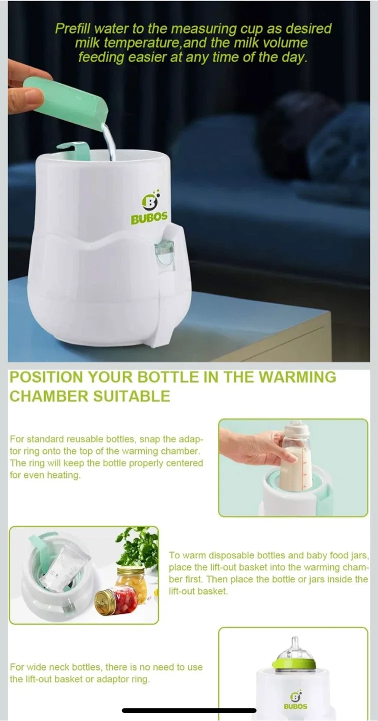 BUBOS Baby Bottle Warmer - Like New! image indicator(3)