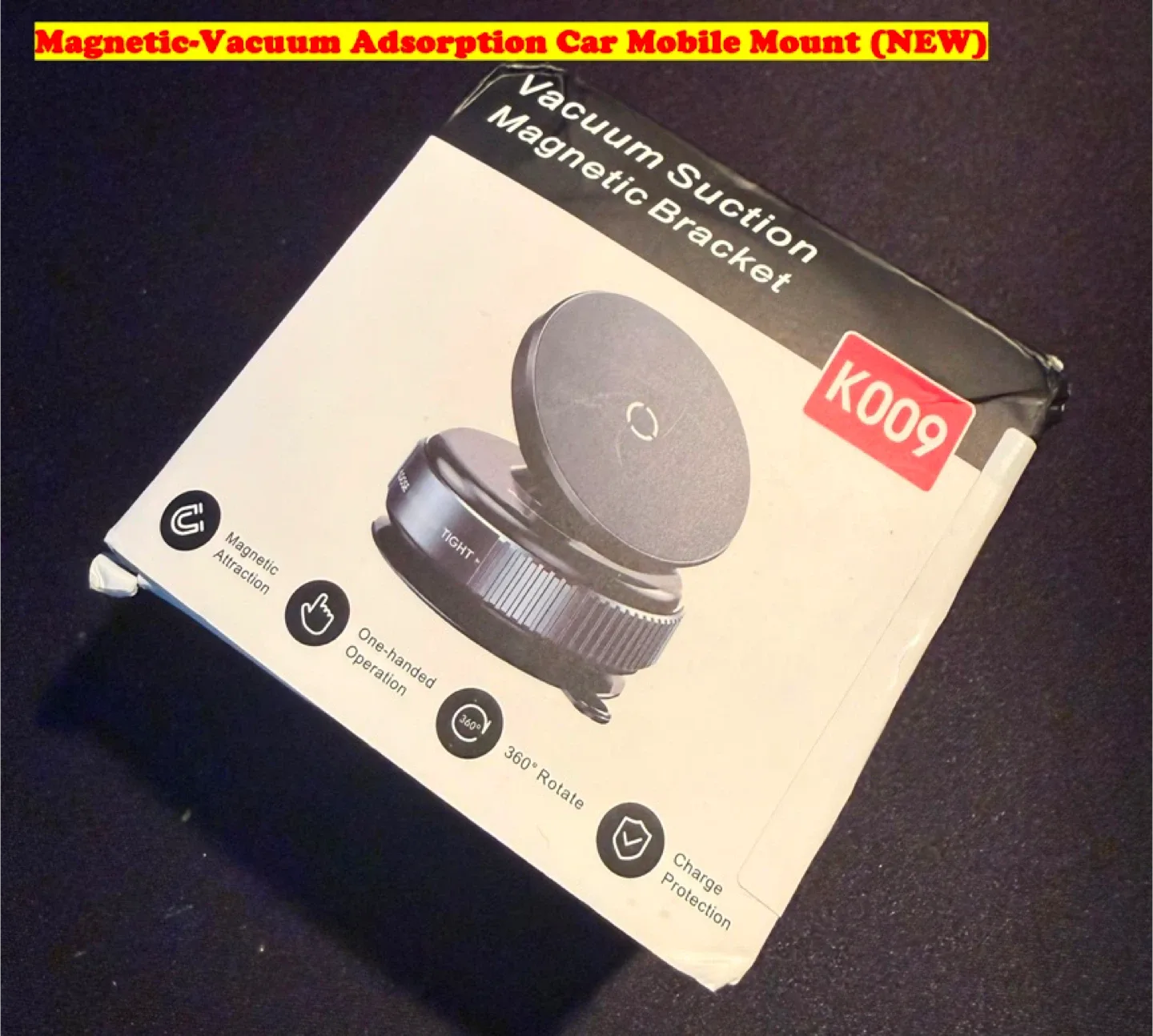 Magnetic-Vacuum Adsorption Car Mobile Mount (NEW)