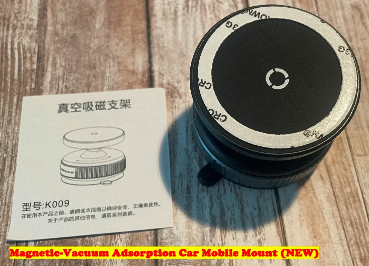 Magnetic-Vacuum Adsorption Car Mobile Mount (NEW) image indicator(3)
