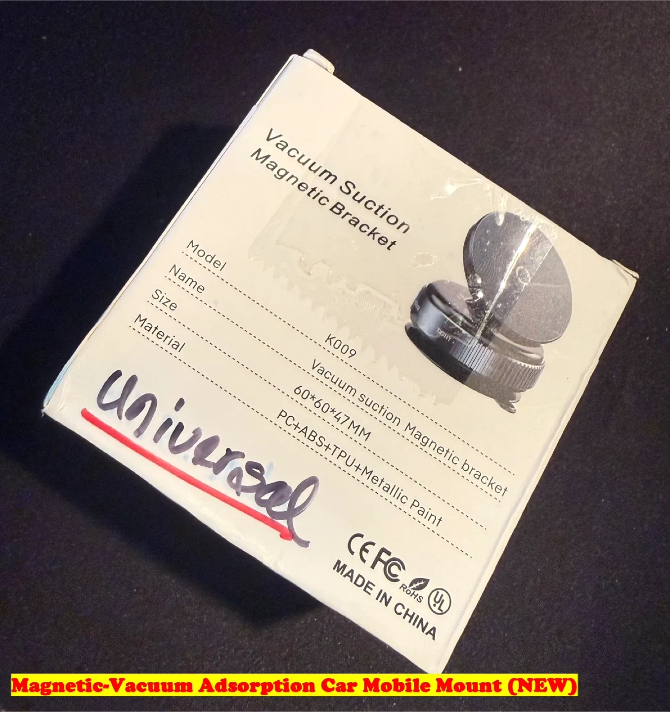 Magnetic-Vacuum Adsorption Car Mobile Mount (NEW) image indicator(4)