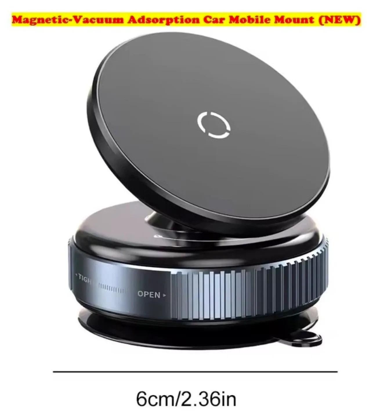 Magnetic-Vacuum Adsorption Car Mobile Mount (NEW) image indicator(7)