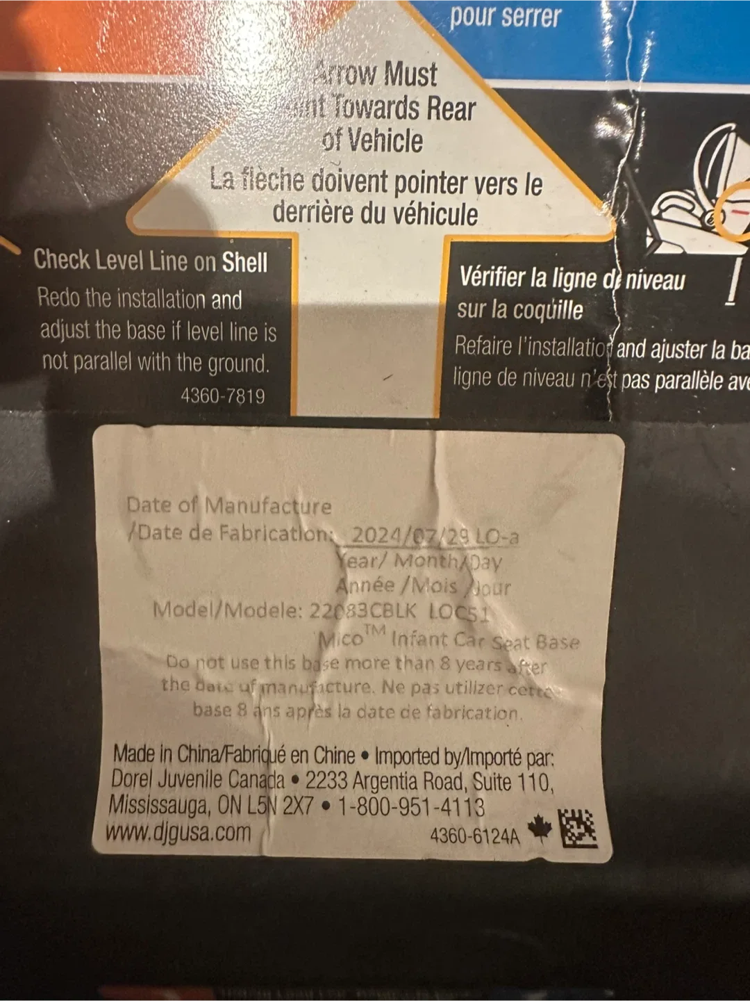 Maxi-Cosi Mico Infant Car Seat Base image indicator(4)