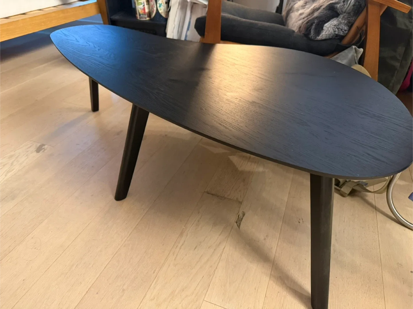 Black Wooden Coffee Table