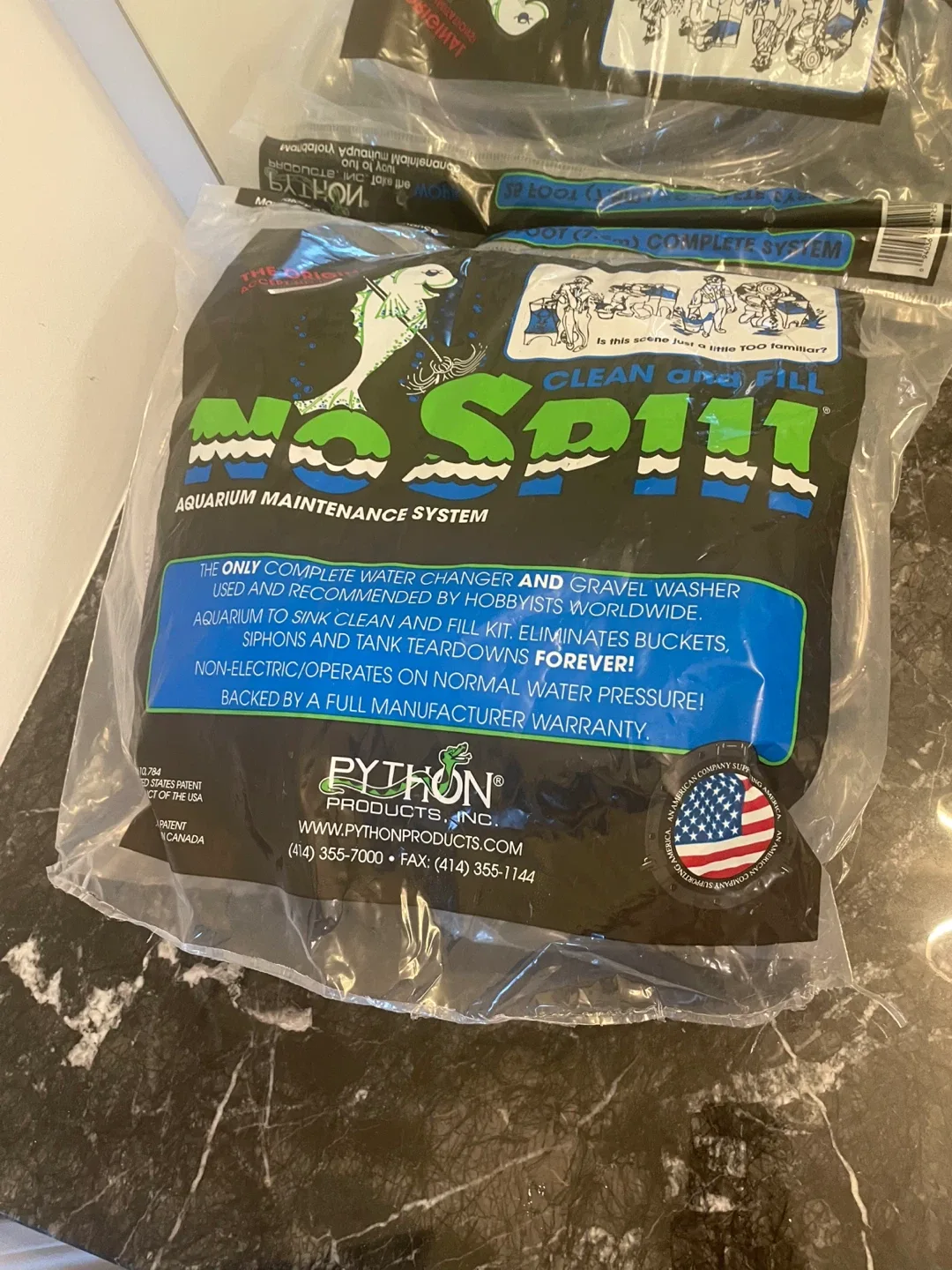 Python No Spill Clean and Fill Aquarium Maintenance System