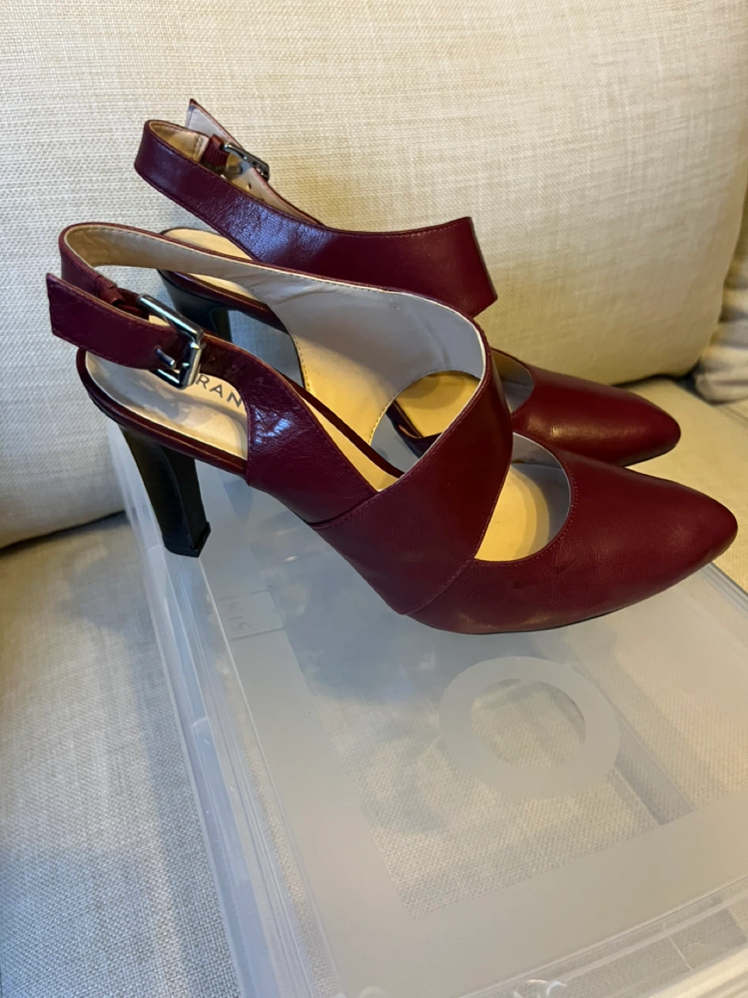 Franco Sarto Burgundy Heels - photo 2