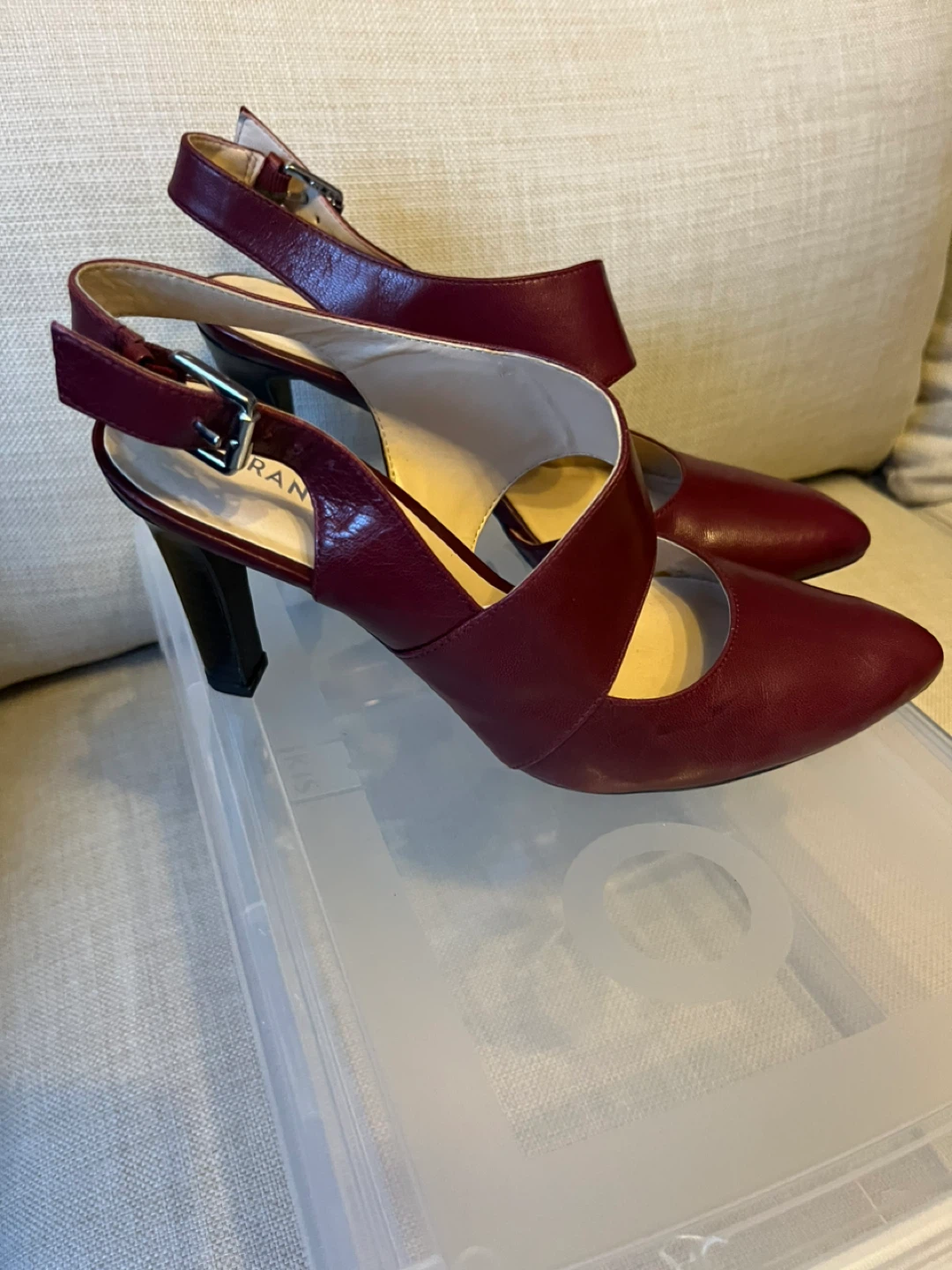 Franco Sarto Burgundy Heels - photo 3