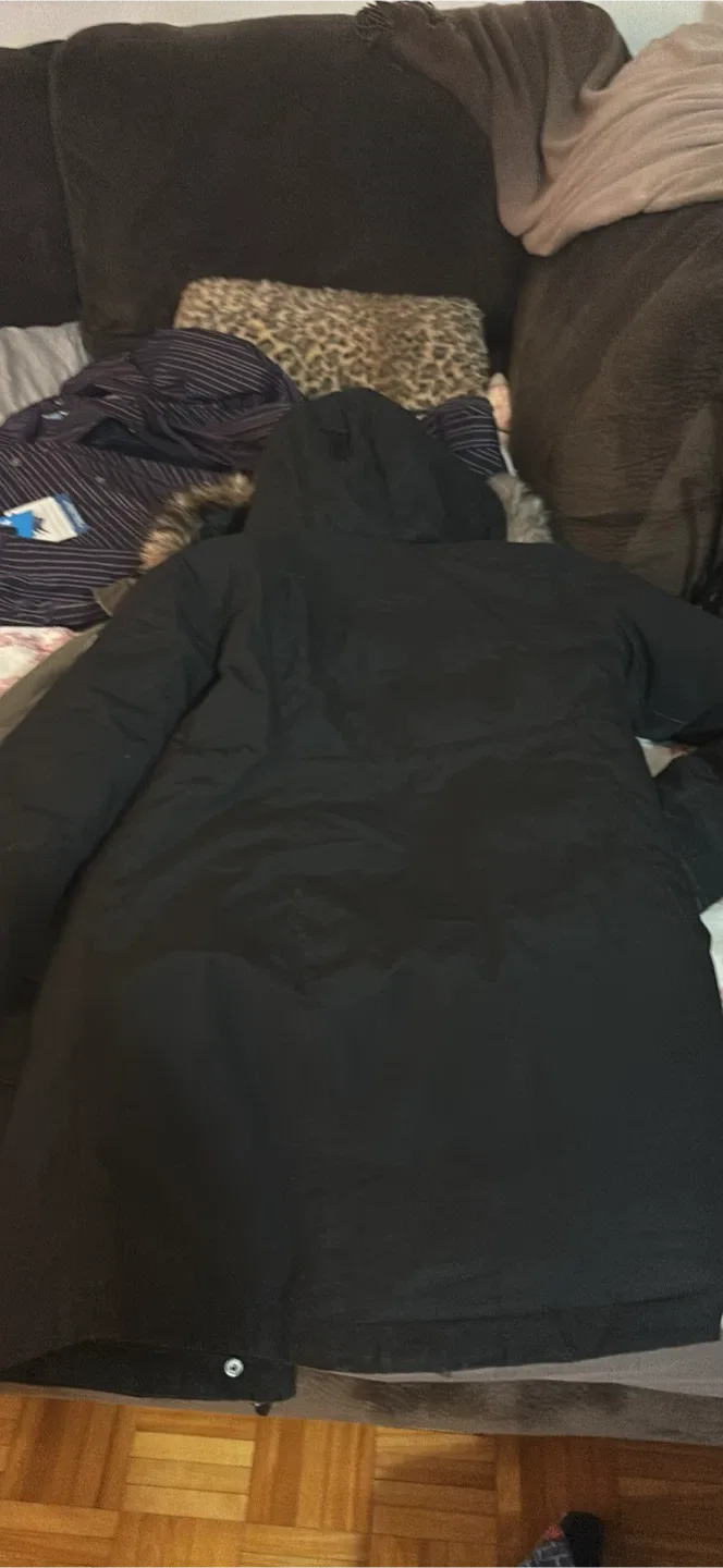 Canadiana Black Winter Jacket