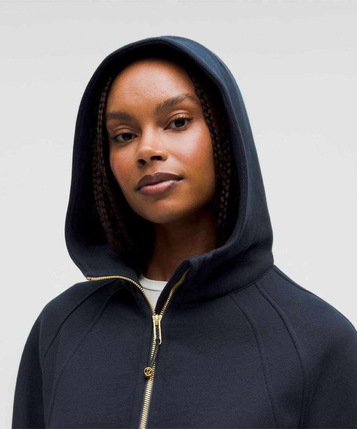 Lululemon Scuba Oversized Half-Zip Hoodie True Navy / Gold, XS/S - photo 2