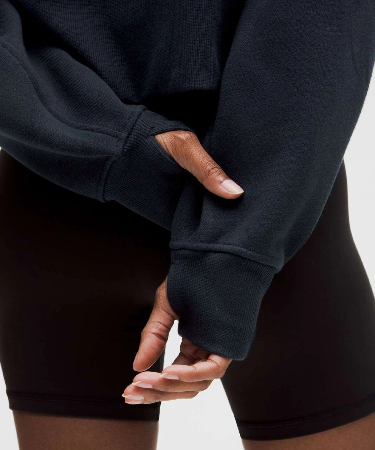 Lululemon Scuba Oversized Half-Zip Hoodie True Navy / Gold, XS/S - photo 4
