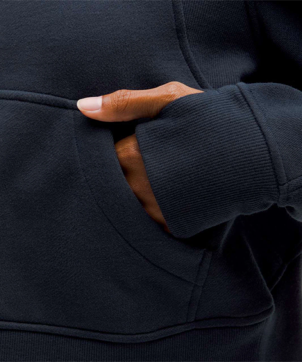 Lululemon Scuba Oversized Half-Zip Hoodie True Navy / Gold, XS/S - photo 3