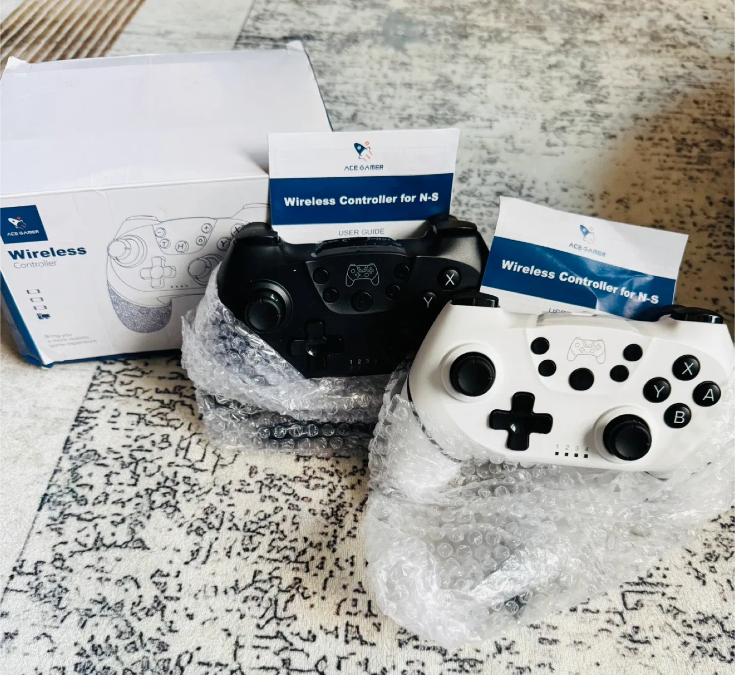 ACE GAMER Wireless Controller for N-S - New!