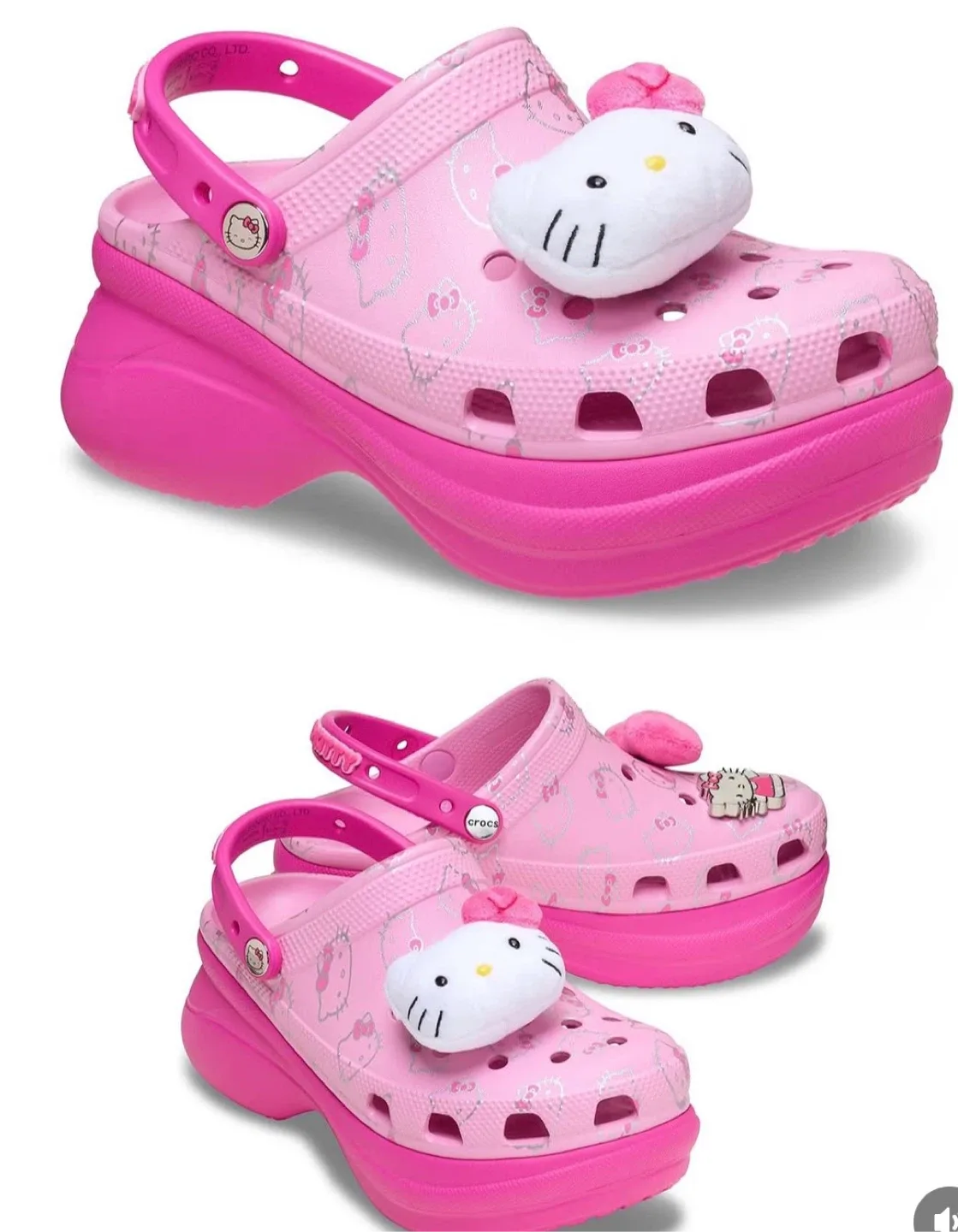 Hello Kitty Crocs Platform Clogs image indicator(3)