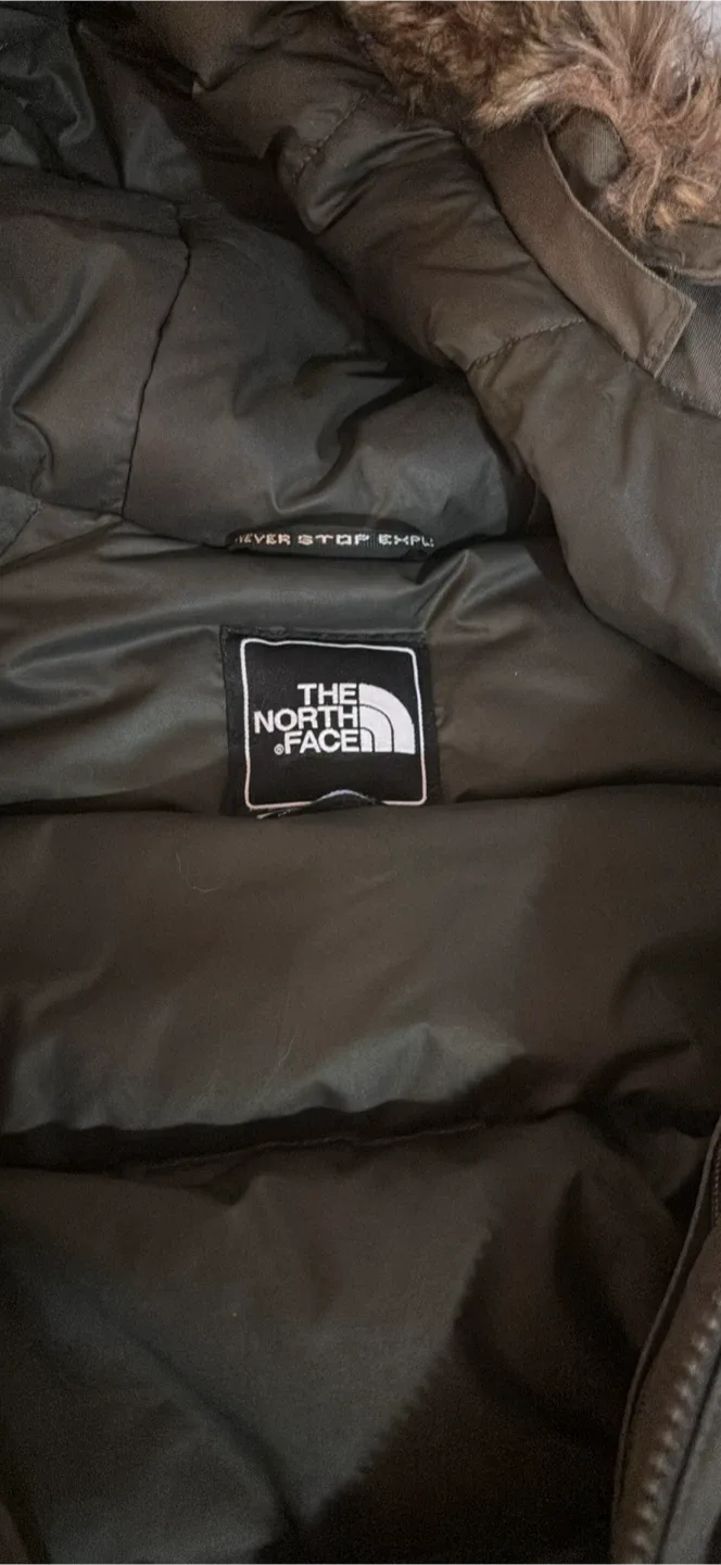 The North Face Olive Green Winter Parka