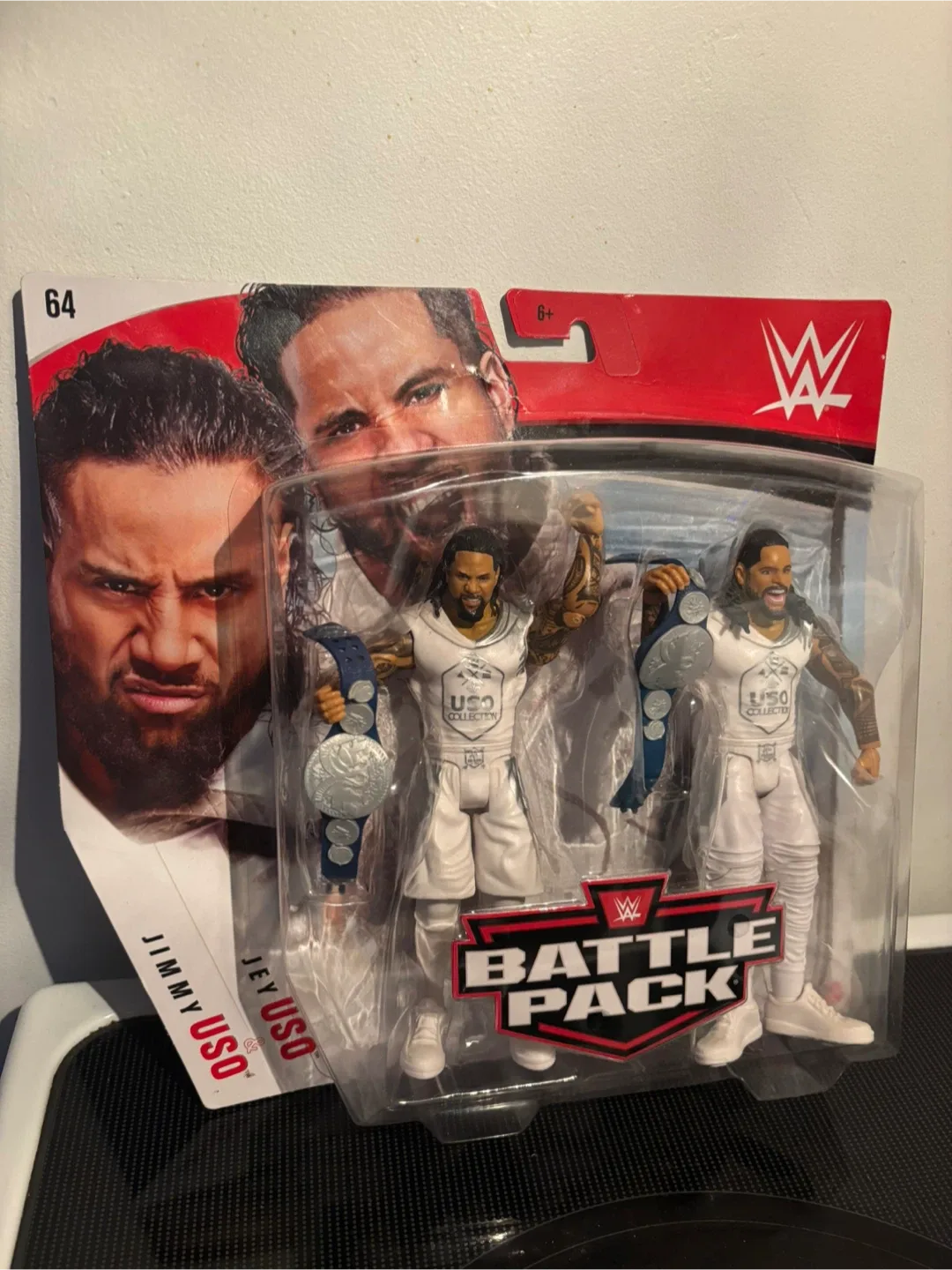 WWE Battle Pack Series #64.  Jimmy USO + Jey USO.