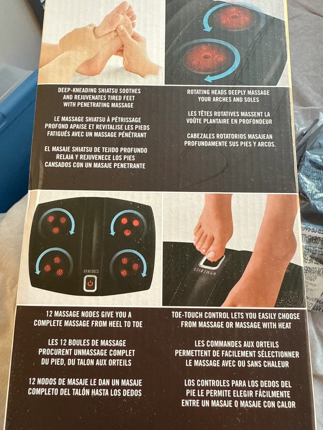 New Homedics Shiatsu Elite Foot Massager image indicator(2)