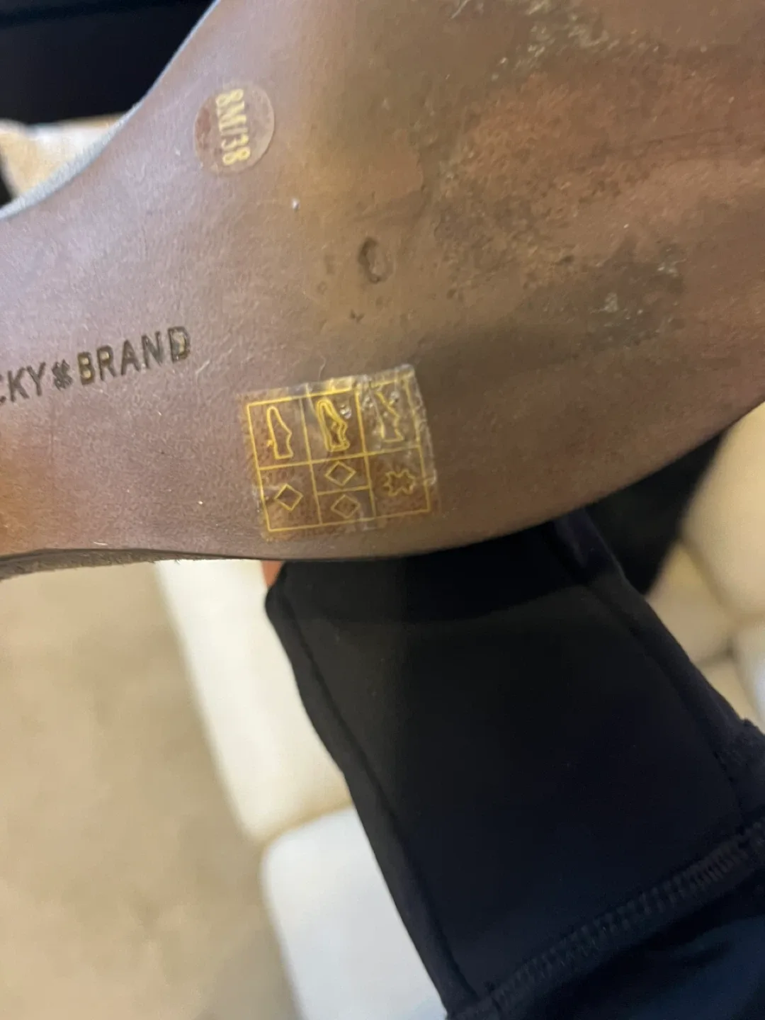 Lucky Brand Gray Suede Heeled Booties image indicator(7)