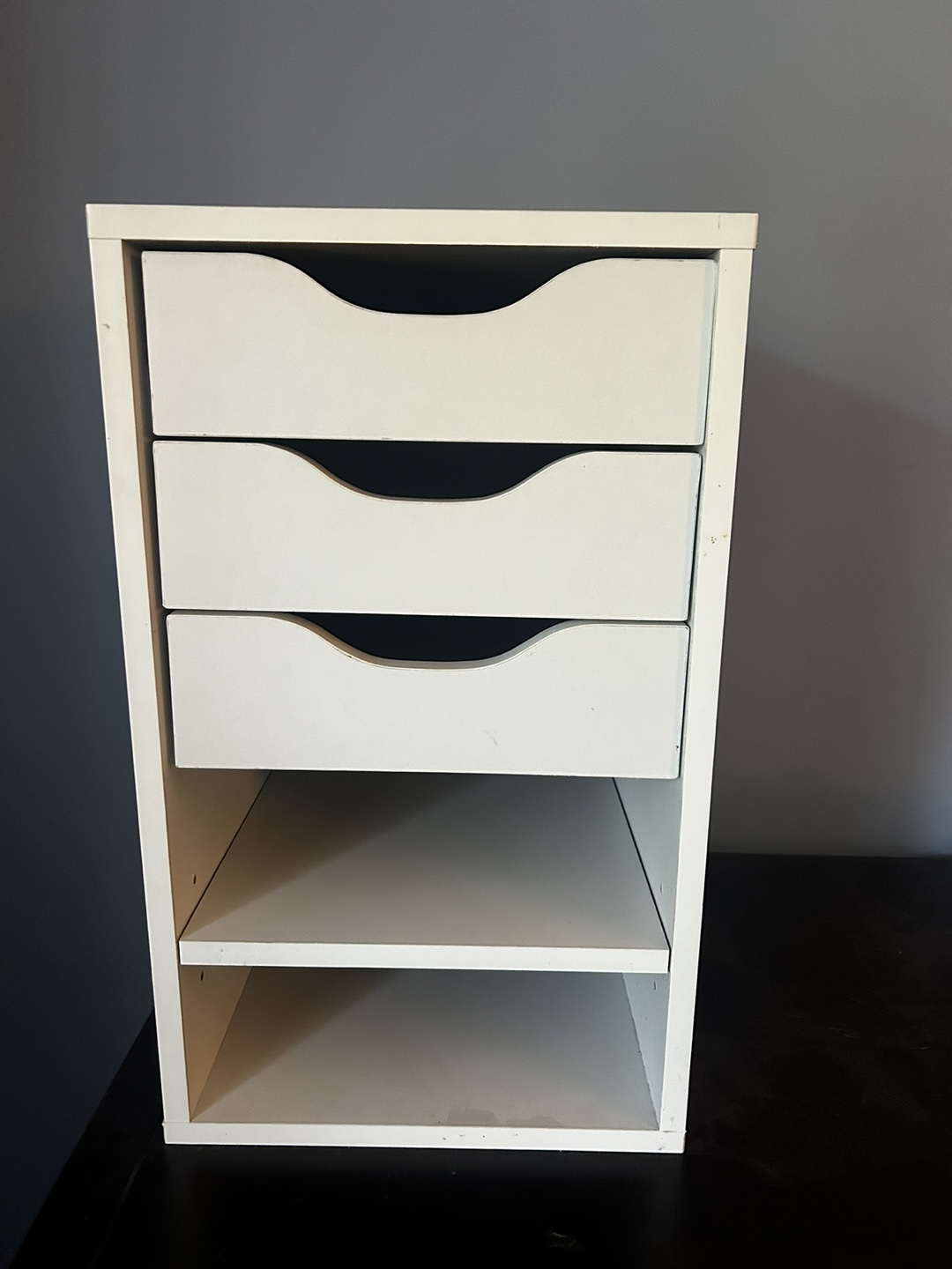 White Storage Unit with Drawers